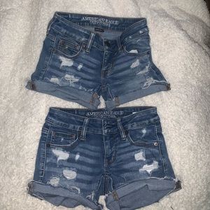 American eagle super stretch shorts